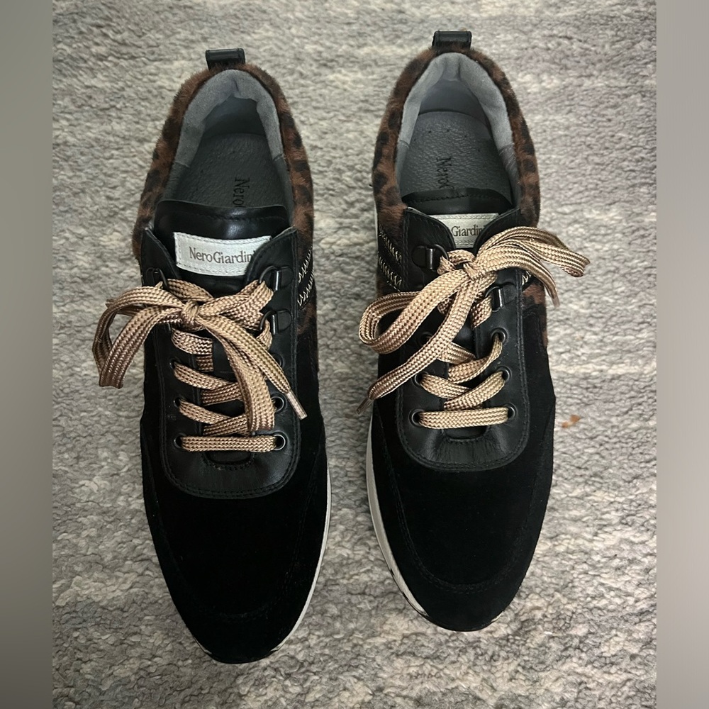 Nero Giardini Suede Sneakers - Made in Italy